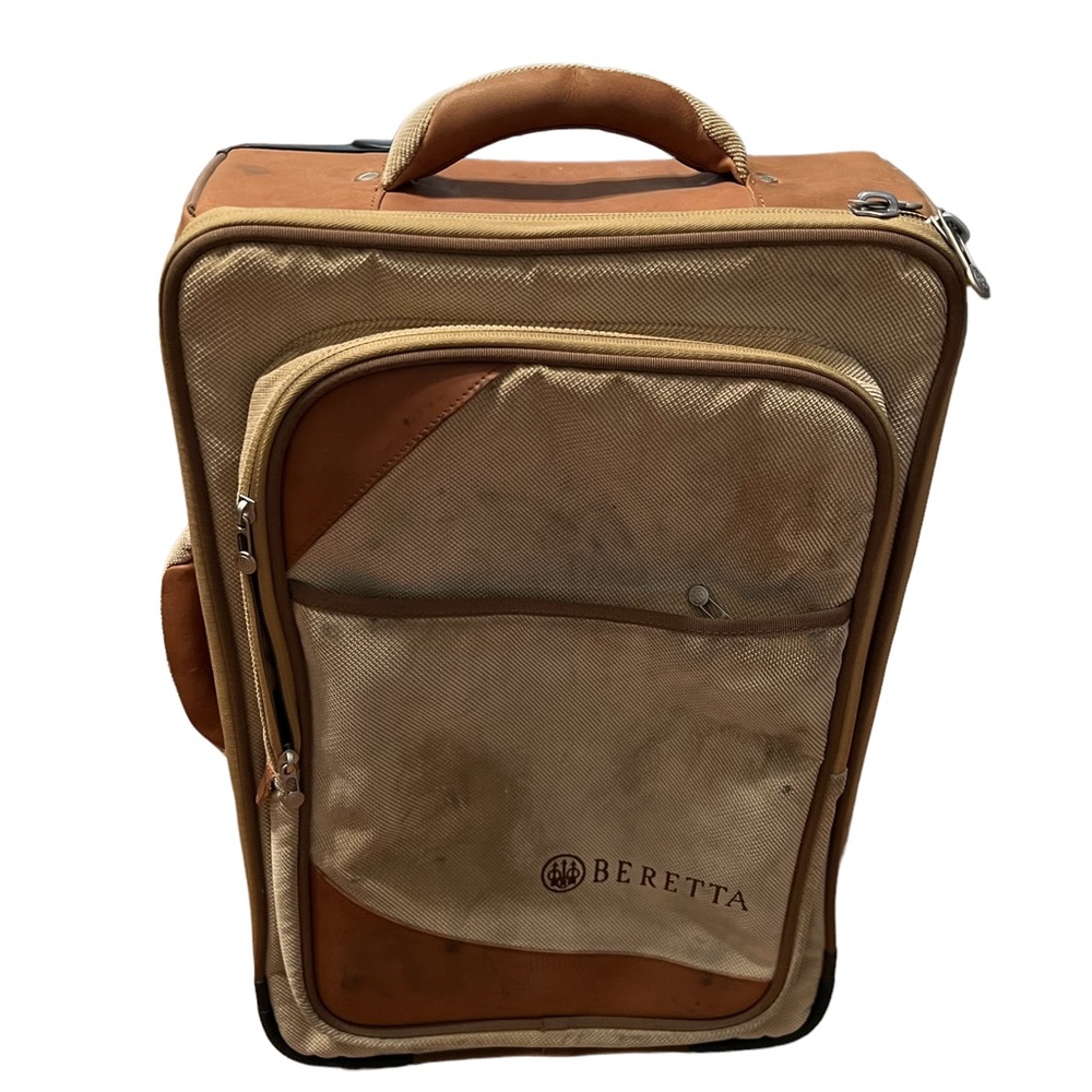 Beretta carry on sized rolling suitcase